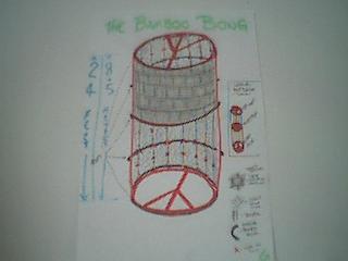 Rough plans for the Bamboo Bong